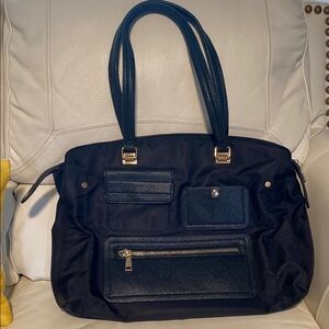 Miztique Nylon Elegant Black Tote computer Travel Bag